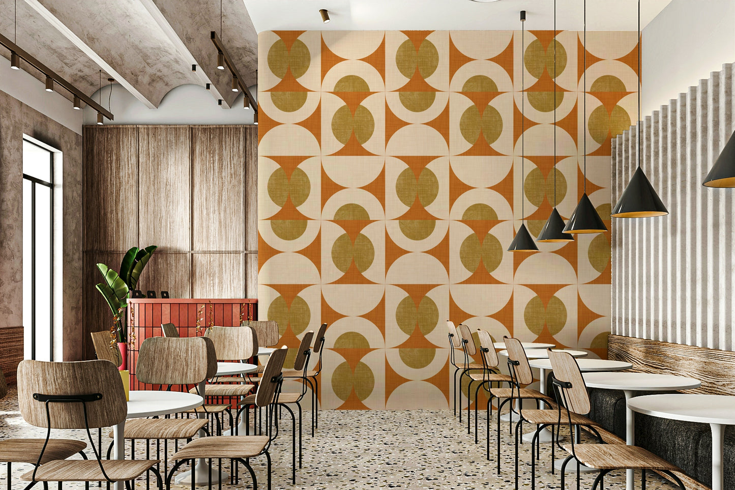 Flummoxed by this superb Arc Harmony geometric wallpaper.