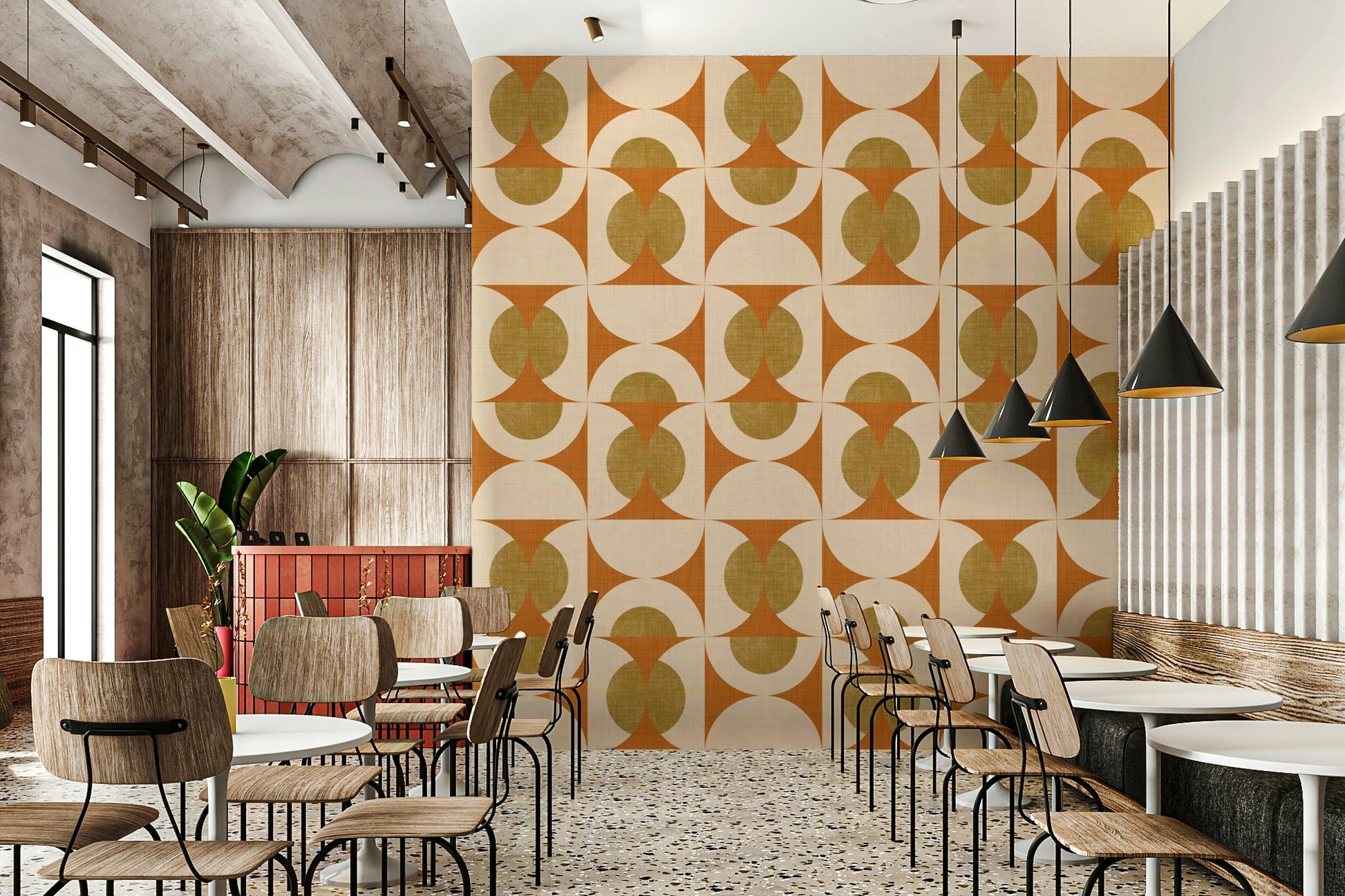 Flummoxed by this superb Arc Harmony geometric wallpaper.