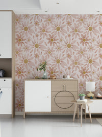 Winsome floral print, the unique Dusty Rose Floral Dream design.