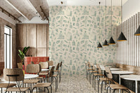 Retro-chic ladies on Vintage Travelogue wallpaper.