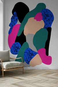 Pudgy Marathon style abstract wallpaper with dots.