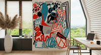 Urban chic Drawing Flow wallpaper for walls, perfect for contemporary spaces.