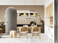 Adventure vehicle wallpaper picture, the popular Vintage Camper Van model.