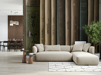 Vintage cooking books on shelf on Aged Editions wallpaper for walls.