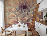 High resolution organic art Dahlia Petals Wall Mural peel and stick.
