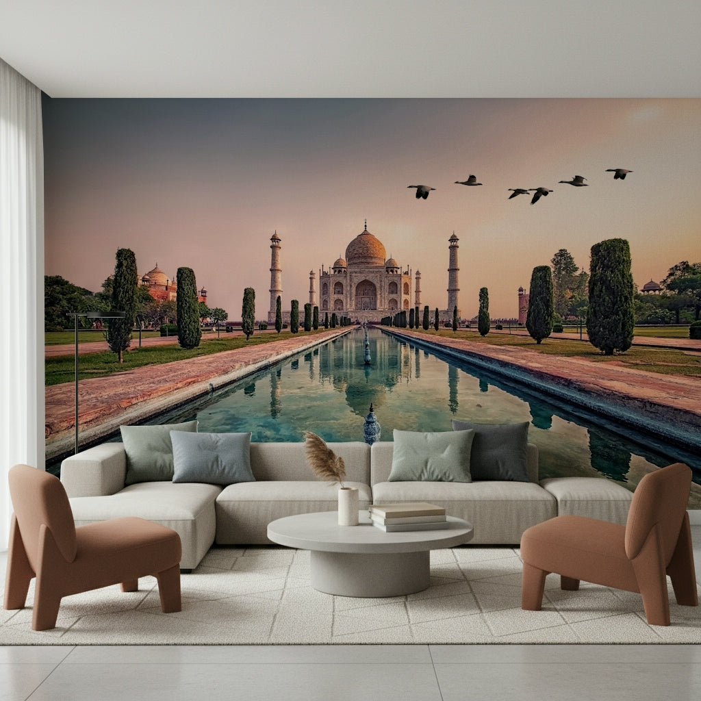 India's Taj Mahal: A Timeless Wonder Wall Mural