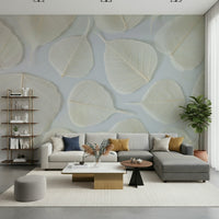 Textured leaf veins Fragile Elegance Wall Mural nature wall art.