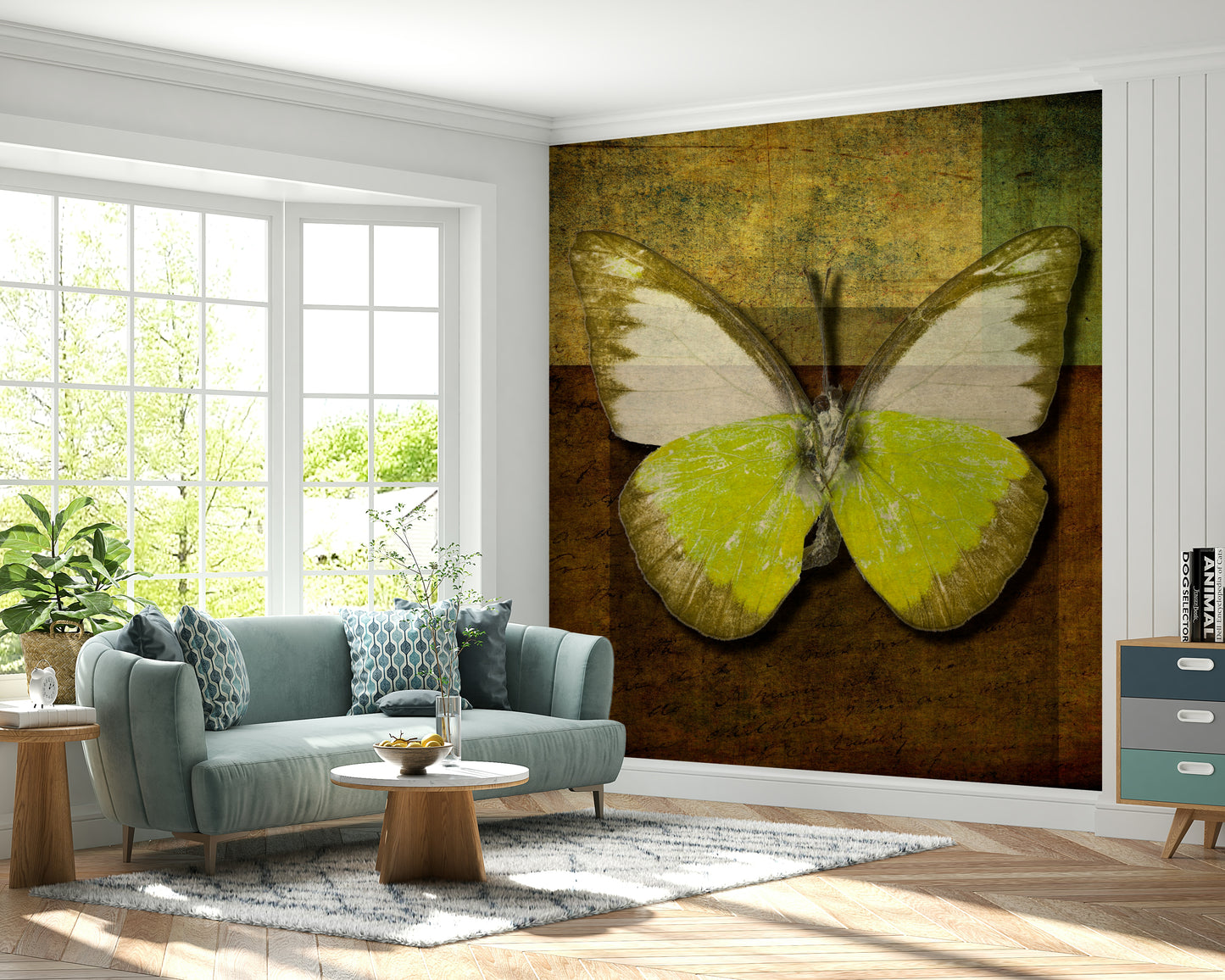 Artistic butterfly, textured background, beautiful Golden Wings wallpaper.