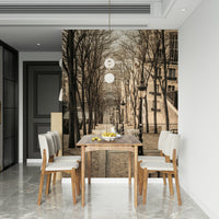 Historic Paris staircase Montmartre stairs scenic wall mural.