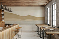Tranquil Serene Sandscape fine grain wall mural pattern surface