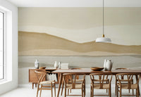 Gently Textured Sandscape off white wallpaper for light spaces