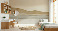 Natural Serene Sandscape abstract wall mural covering look effect