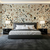Italian Style Terrazzo tiles effect mural art.