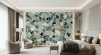 Mosaic Fragments artisan stone mural wall covering decor