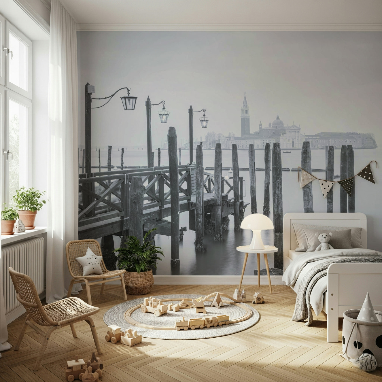 Venetian Stillness Wall Mural