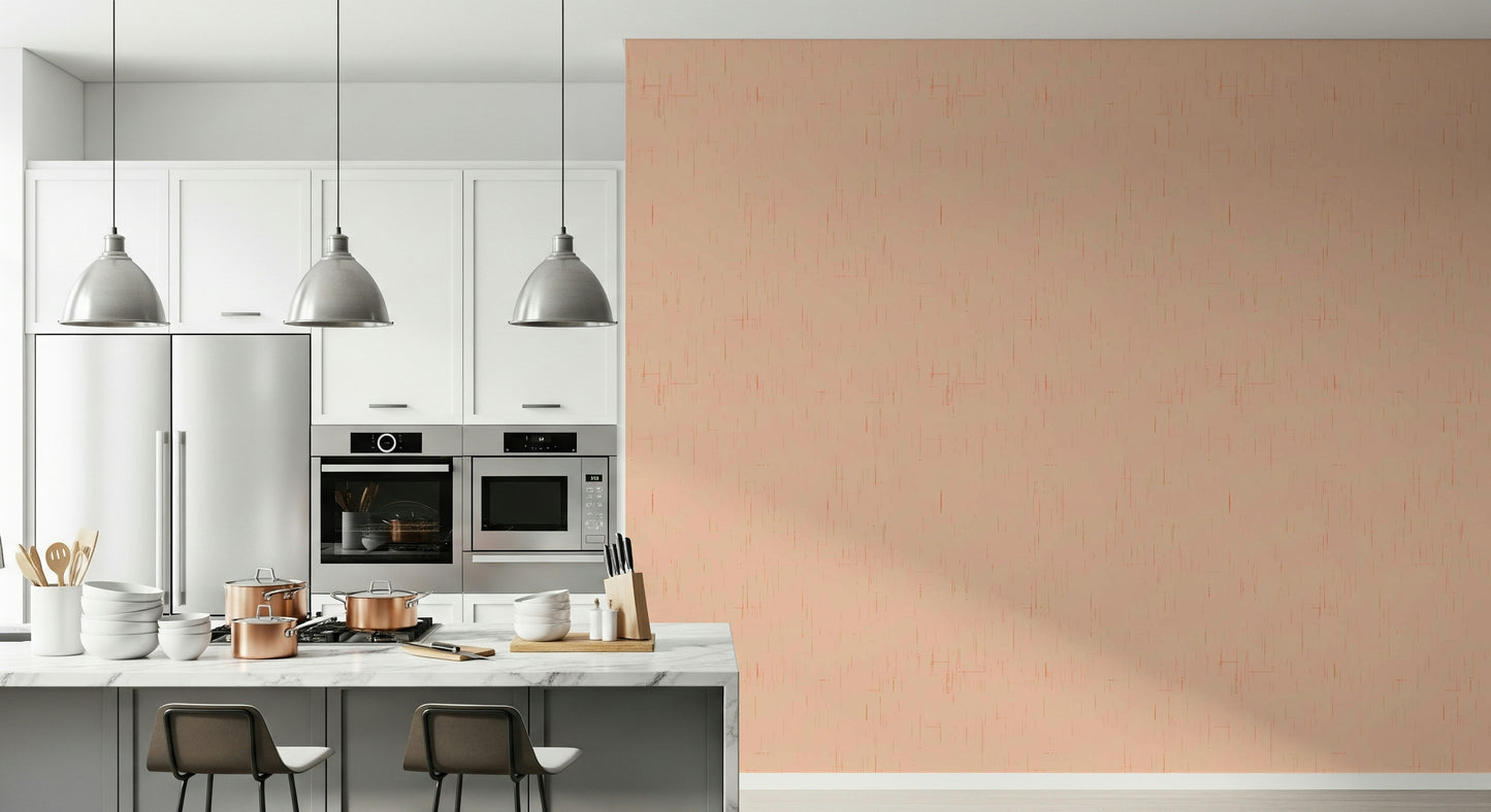 Pale Pink Mid Mod wallpaper chic atomic flair for walls.