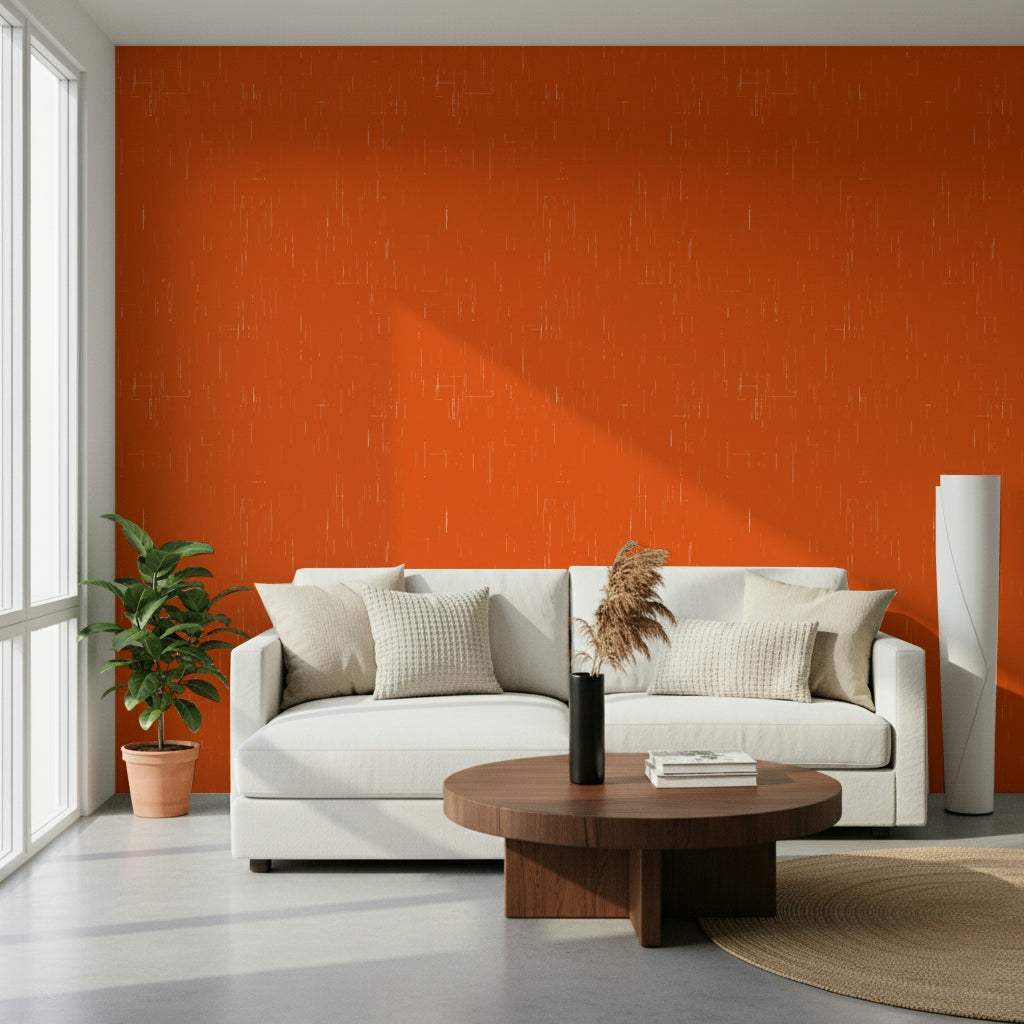 Distressed Texture Orange wall mural stylish backdrop.