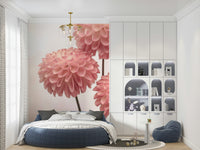 Delicate Elegant Contrasts wall art, romantic floral imagery.