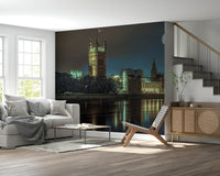 Spectra London lights wallpaper, magnificent Houses of Parliament view.