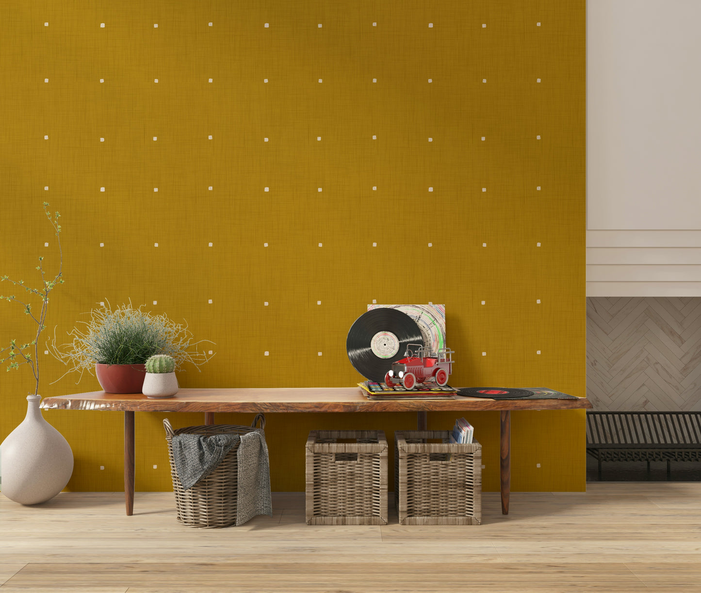 Golden Haze Texture Wallpaper⁠