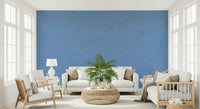 Stylish Azure Zen Doodle wallpaper for walls subtle curvilinear print.