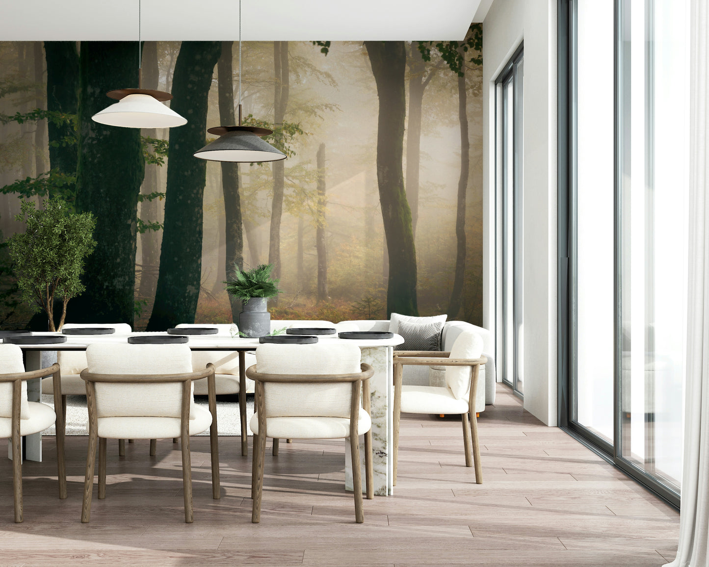 Tranquil Grove Wall Mural