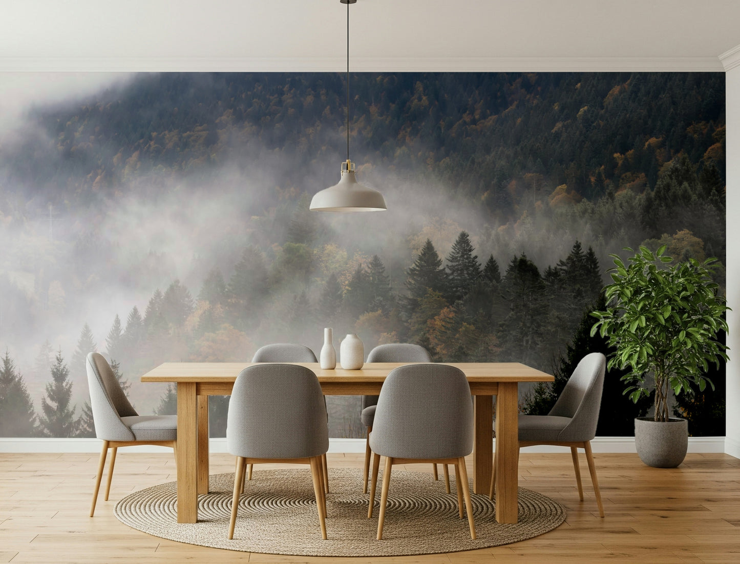 Autumn Haze Wall Mural