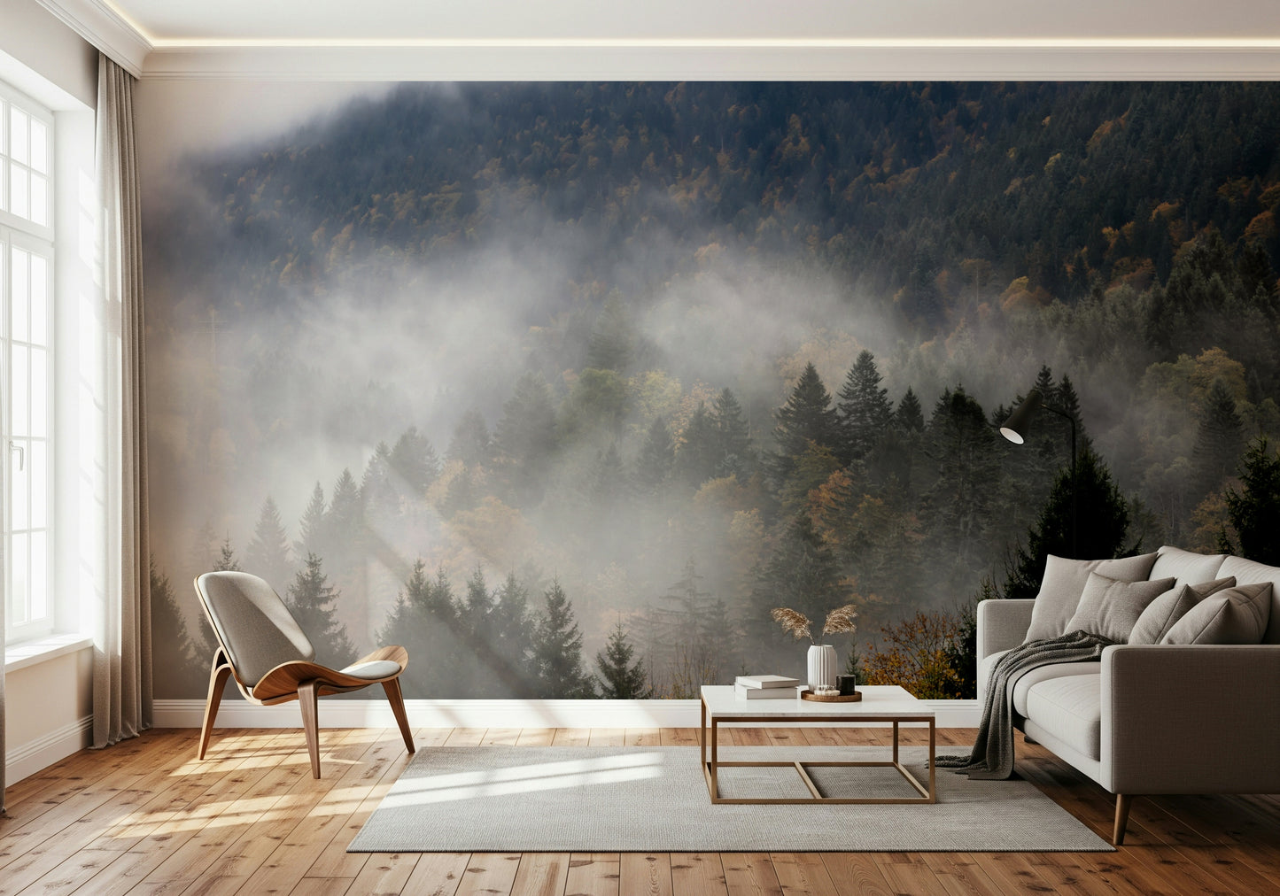 Autumn Haze Wall Mural