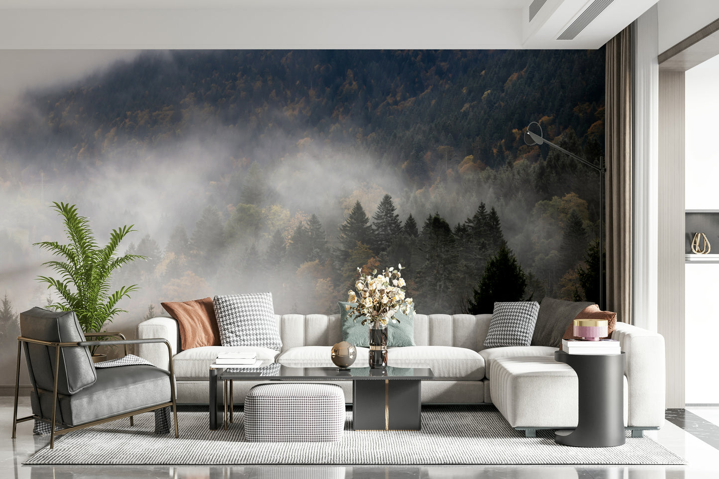 Autumn Haze Wall Mural