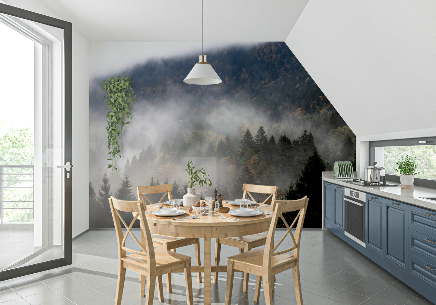 Autumn Haze Wall Mural