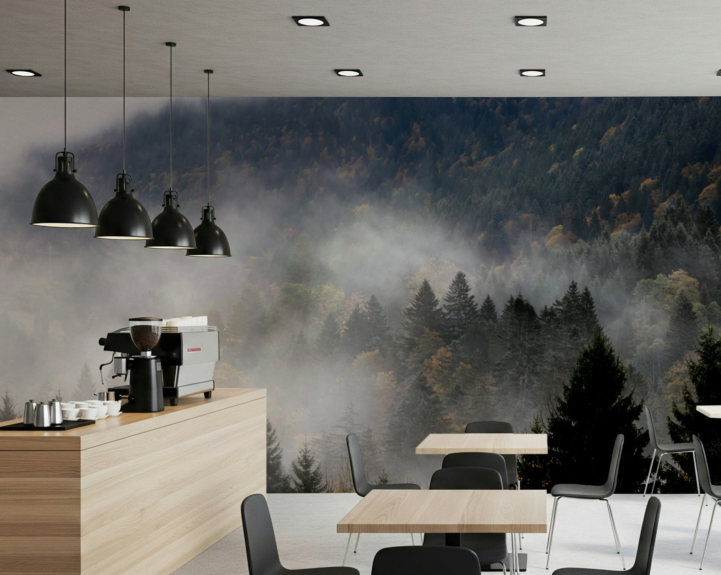 Autumn Haze Wall Mural