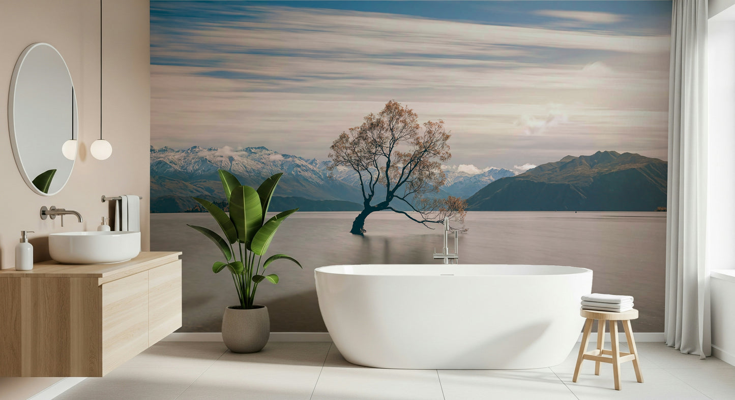 Lake Wanaka Tree Serenity Wall Mural