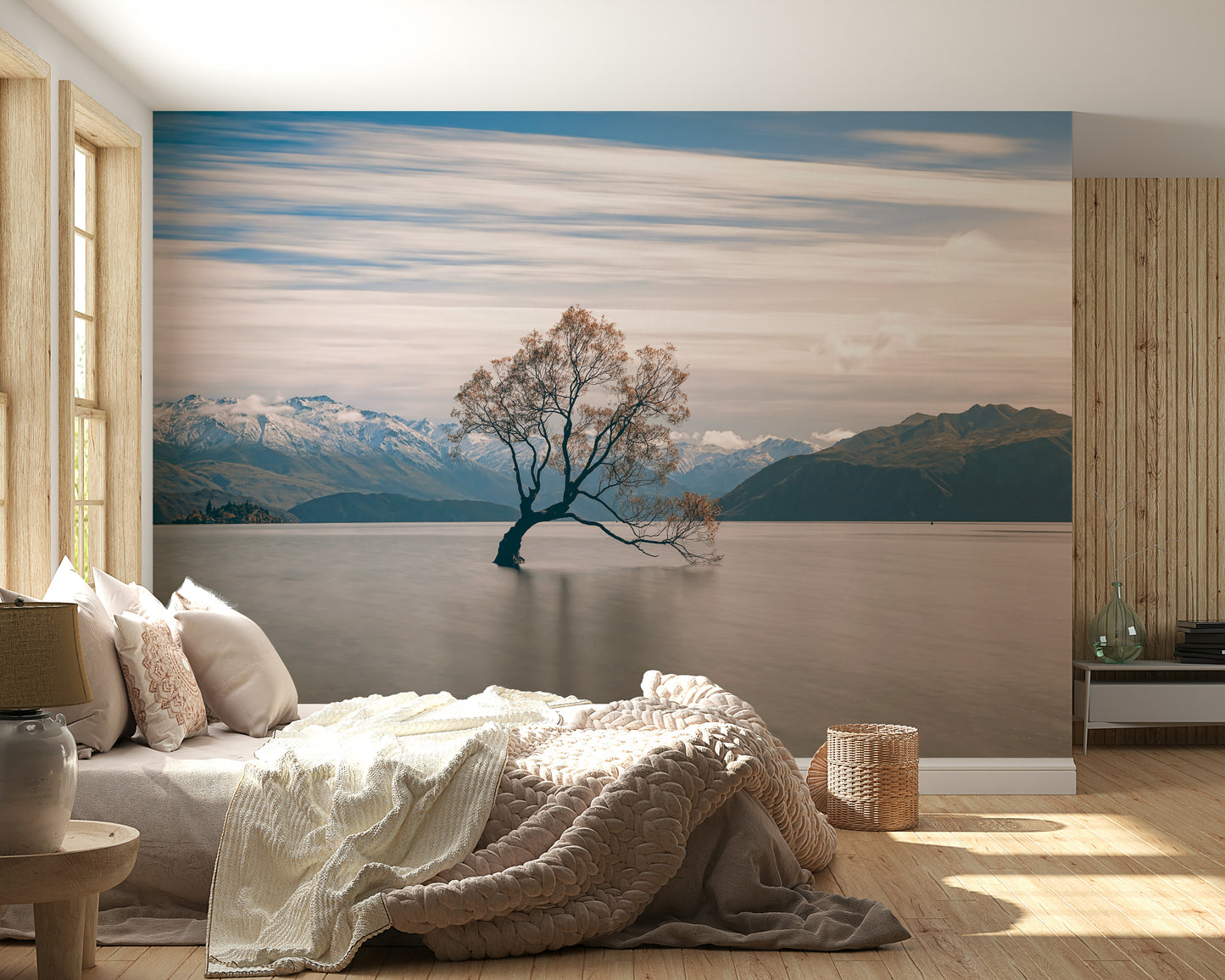 Lake Wanaka Tree Serenity Wall Mural