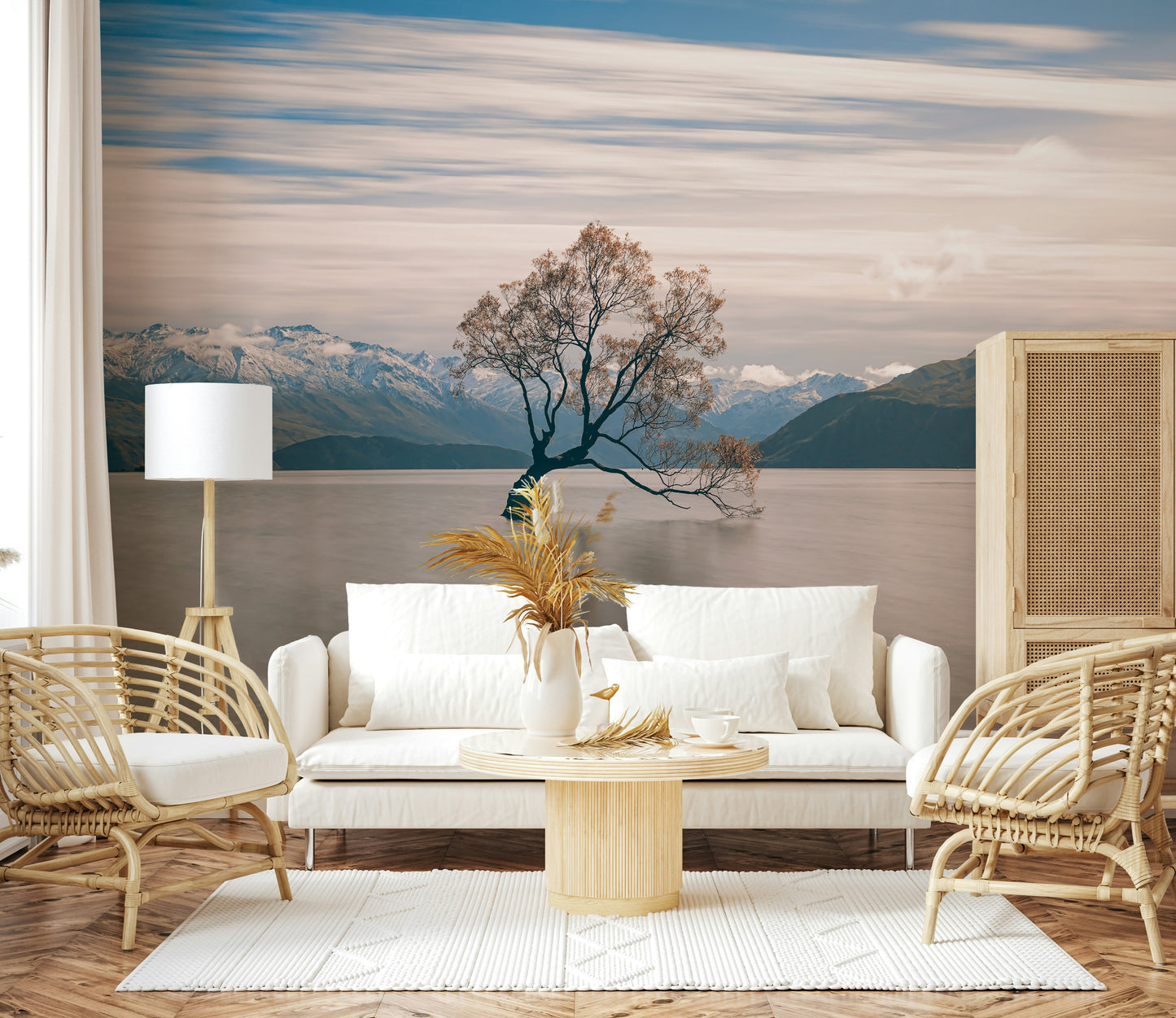 Lake Wanaka Tree Serenity Wall Mural