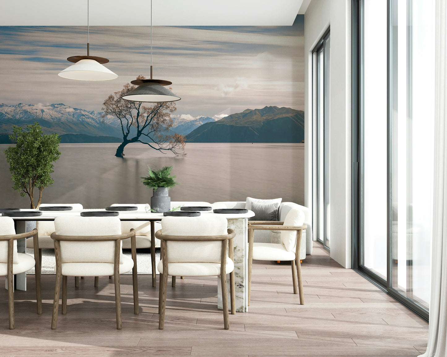 Lake Wanaka Tree Serenity Wall Mural