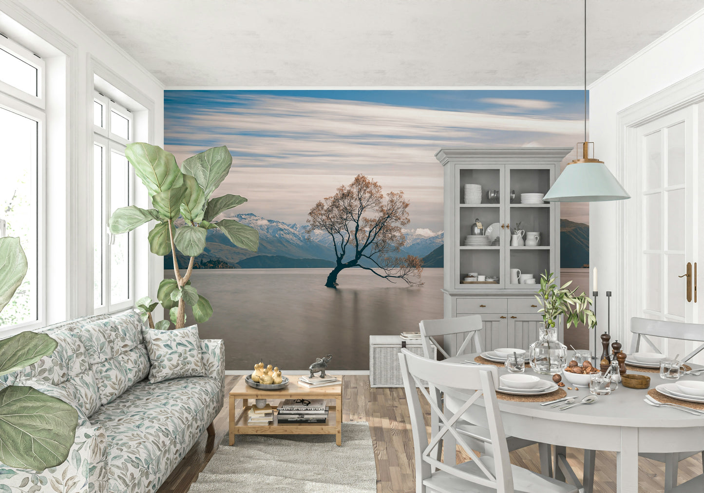 Lake Wanaka Tree Serenity Wall Mural