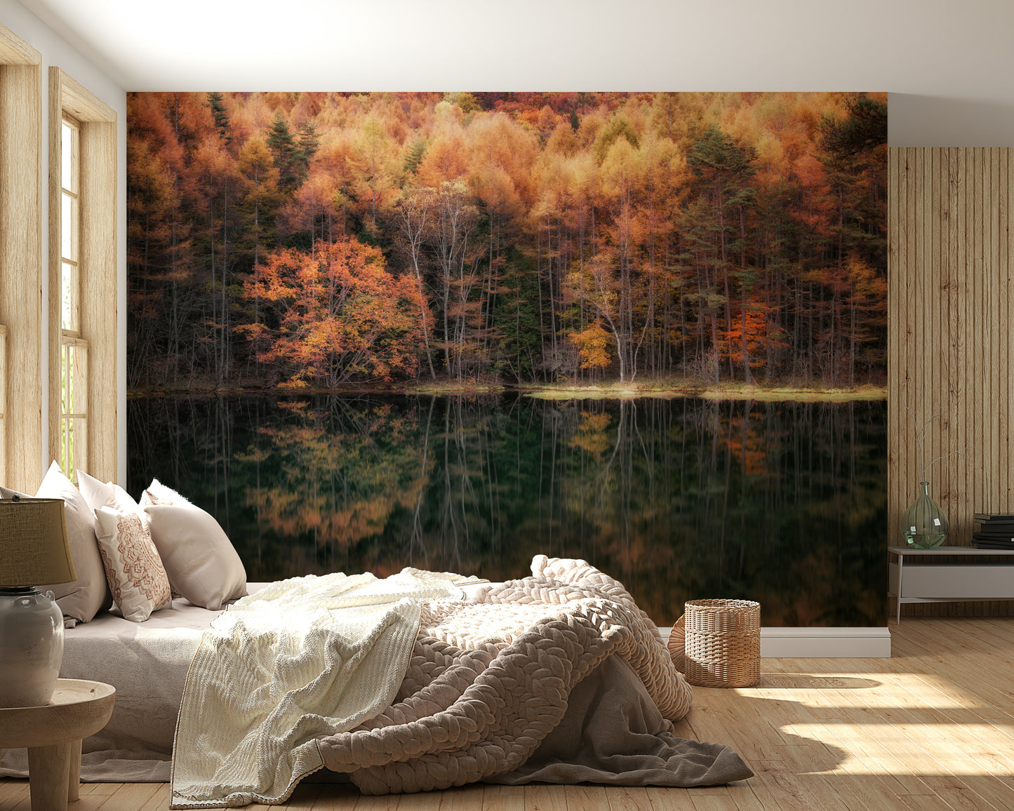 Forest Mirror Wall Mural