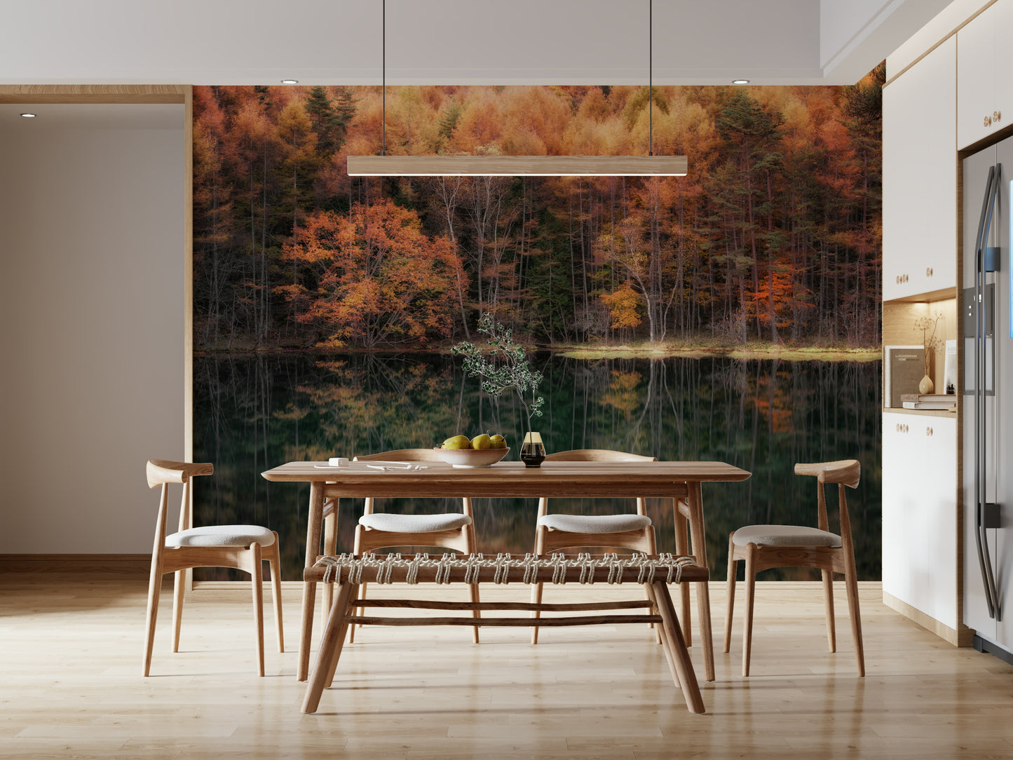 Forest Mirror Wall Mural