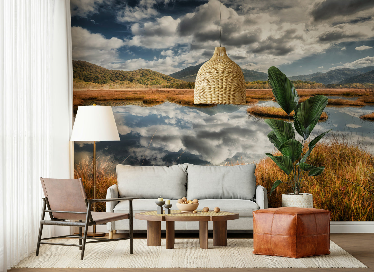 Reflected Vista Wall Mural