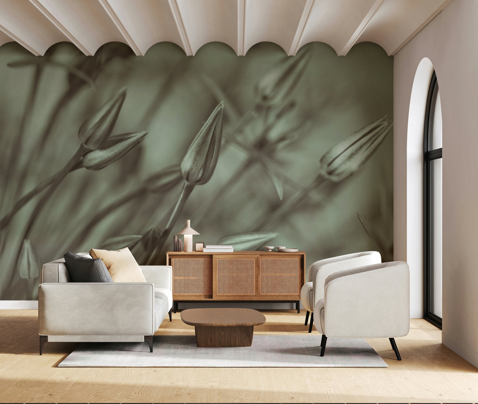 Product Symphony of Alliums, striking floral wall art.