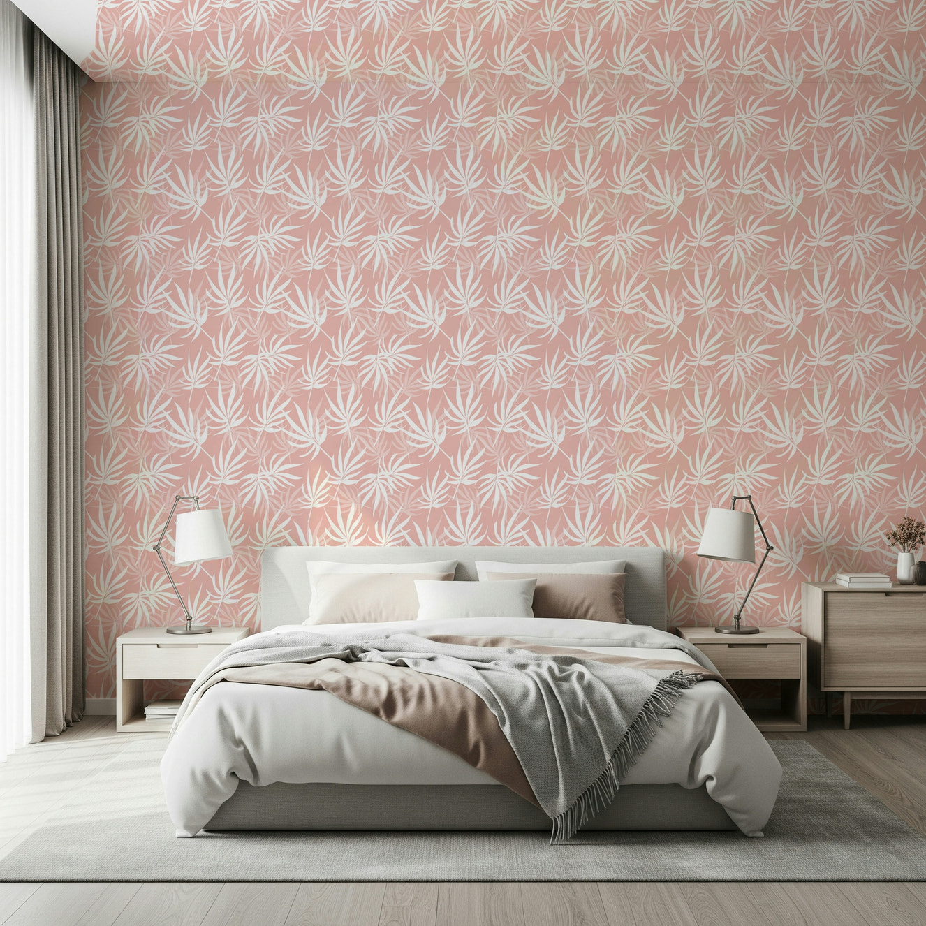 Tropical Blush Wallpaper⁠