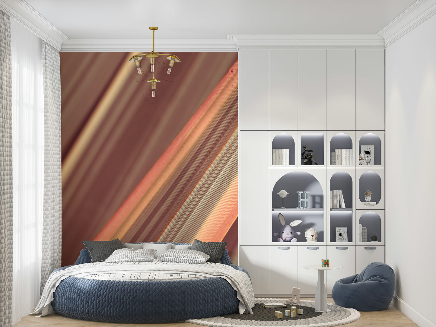 Terra Lines Wall Mural