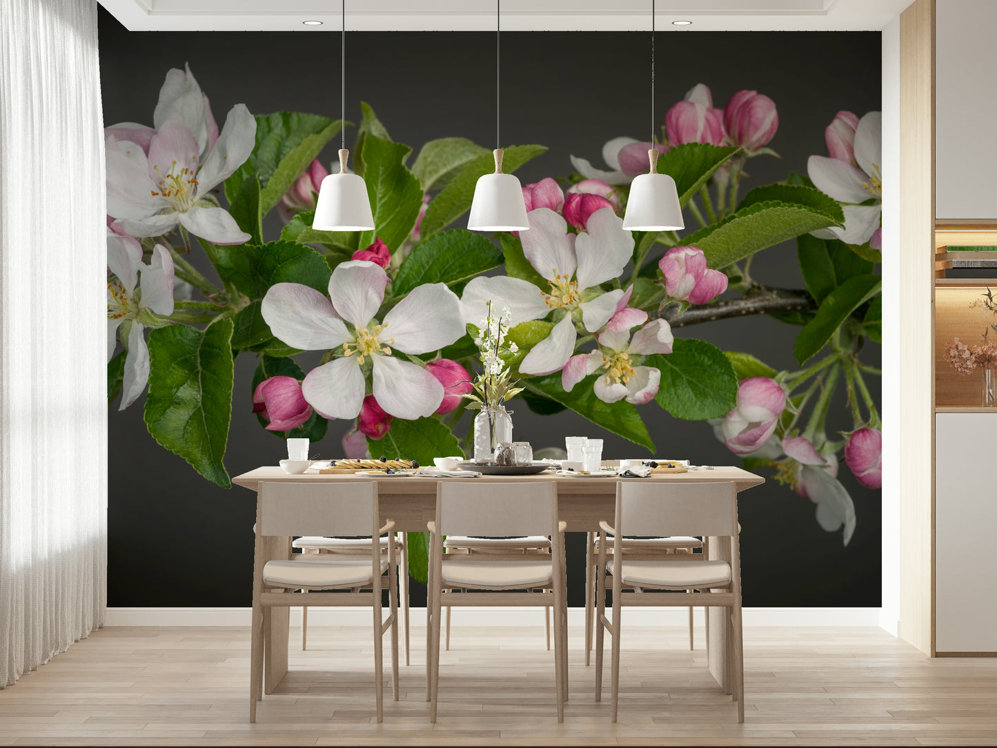 Apple Blossom Charm Wall Mural