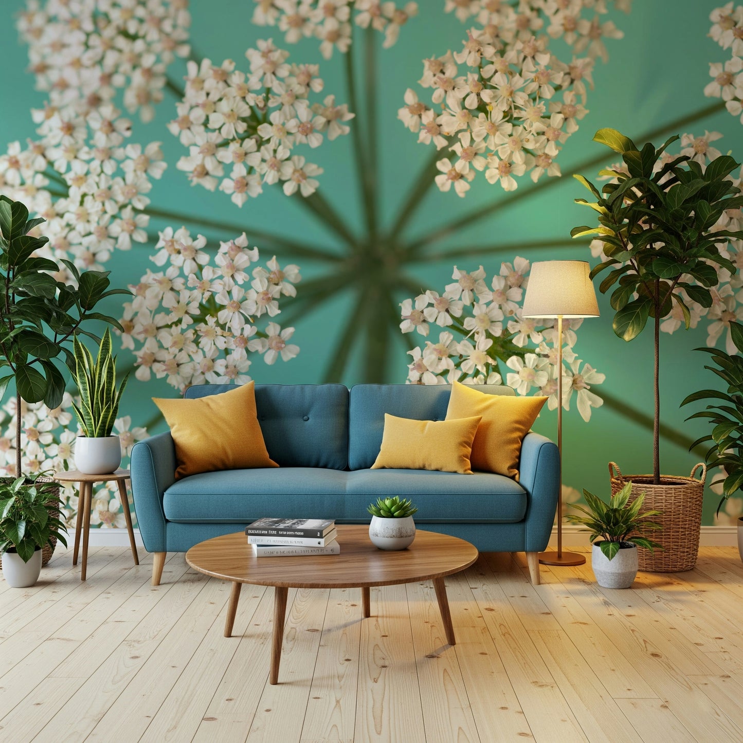 Delicate Blooms Wall Mural