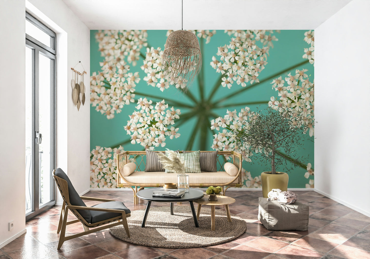 Delicate Blooms Wall Mural