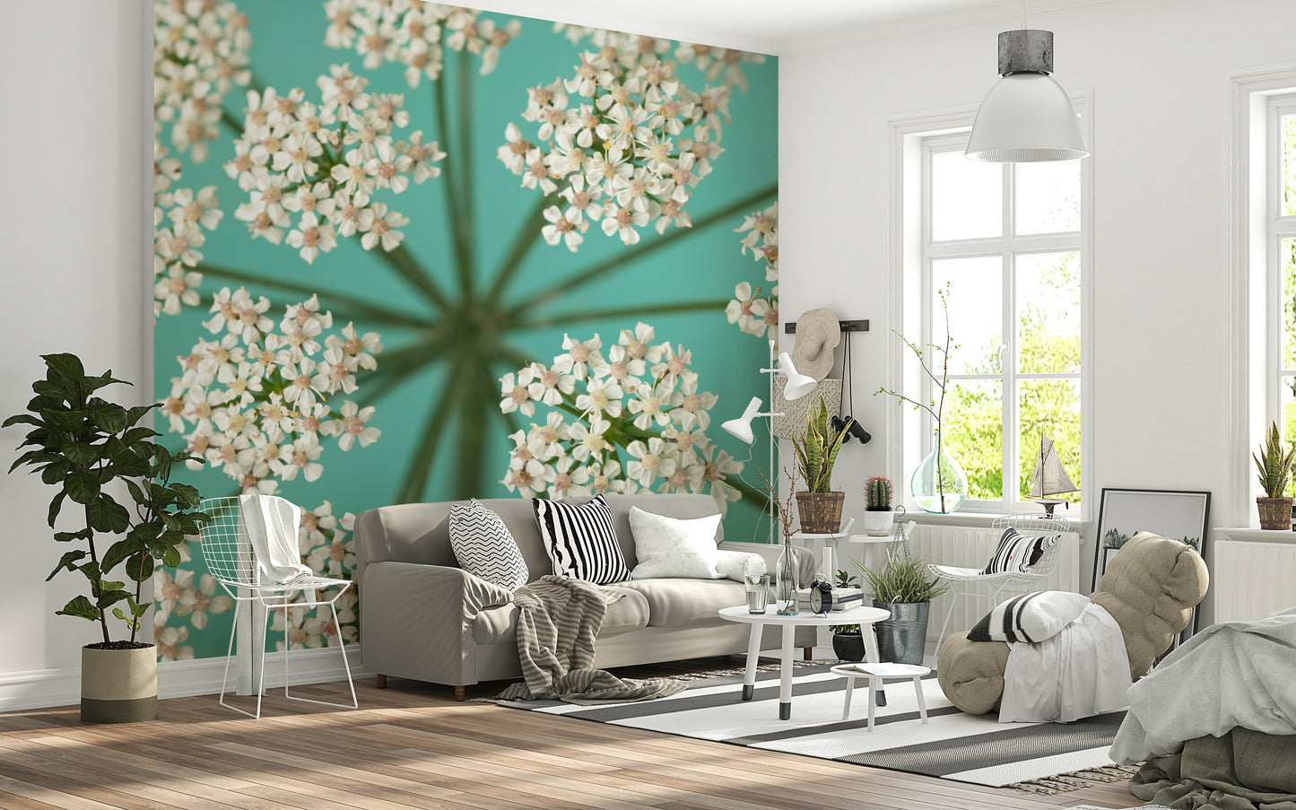Delicate Blooms Wall Mural