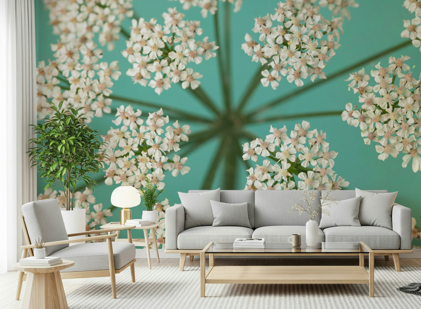 Delicate Blooms Wall Mural