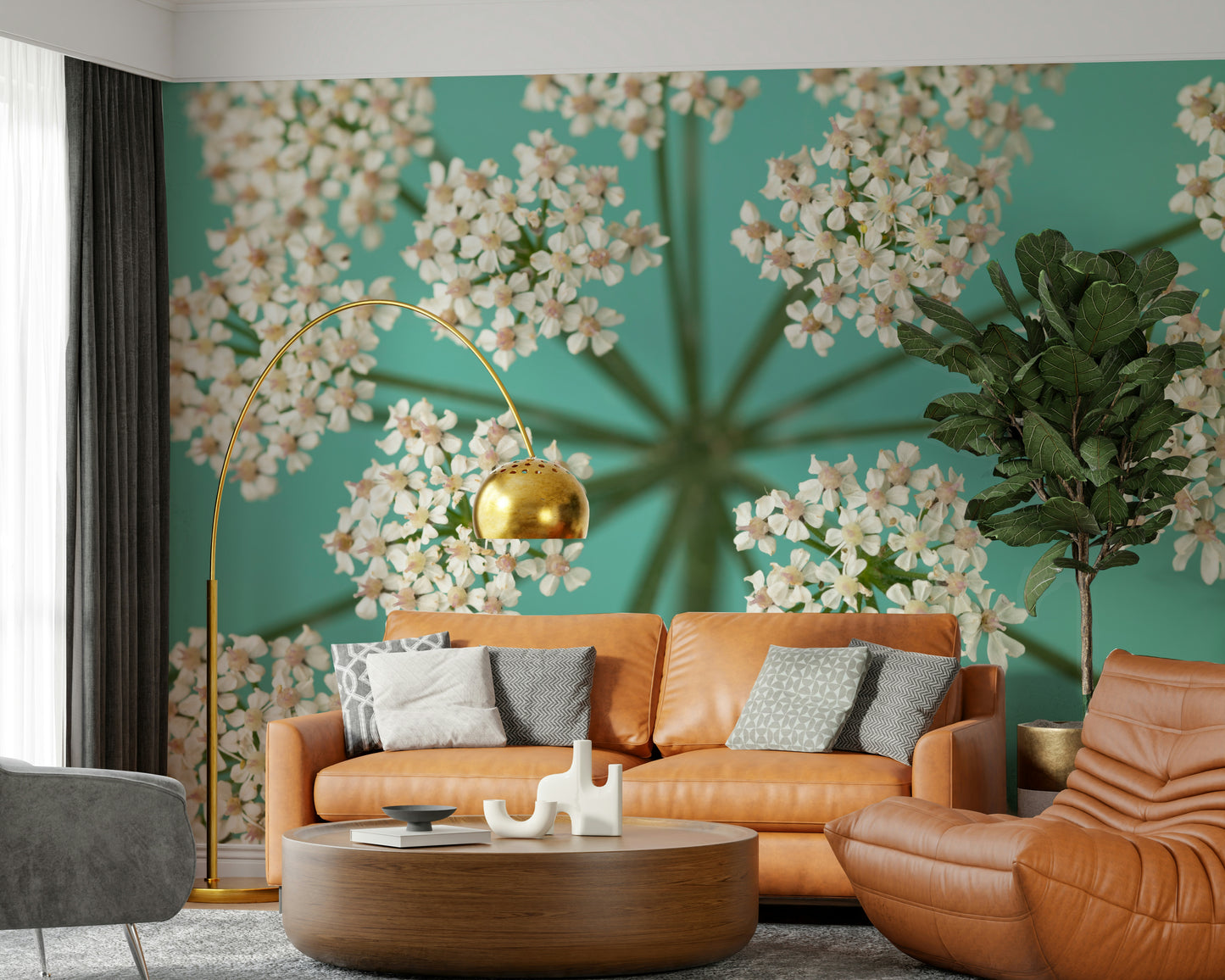 Delicate Blooms Wall Mural