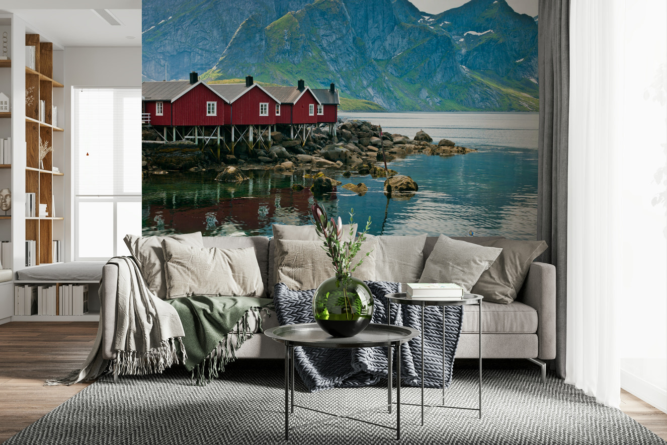 Picturesque Lofoten Wall Mural