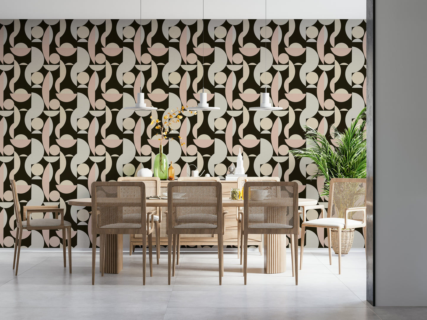 Retro Geometry Wallpaper⁠